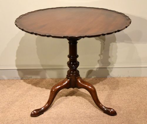 19TH CENTURY PIE CRUST TURNING TABLE - ADDITIONAL PHOTO 3