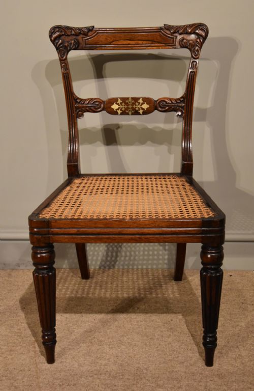 REGENCY ROSEWOOD PAIR OF CHAIRS - ADDITIONAL PHOTO 2