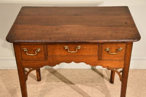 OAK LOWBOY 18TH CENTURY - ADDITIONAL PHOTO 5