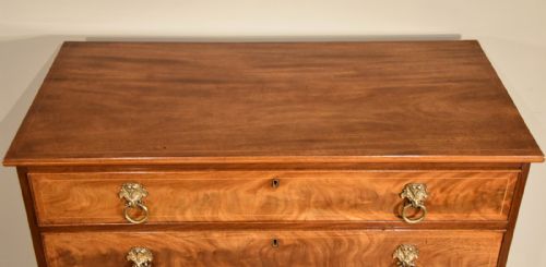 FINE REGENCY CHEST OF DRAWERS ORIGINAL BRASSES - ADDITIONAL PHOTO 4