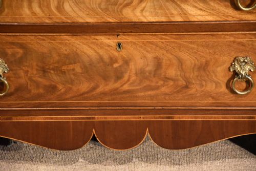 FINE REGENCY CHEST OF DRAWERS ORIGINAL BRASSES - ADDITIONAL PHOTO 5