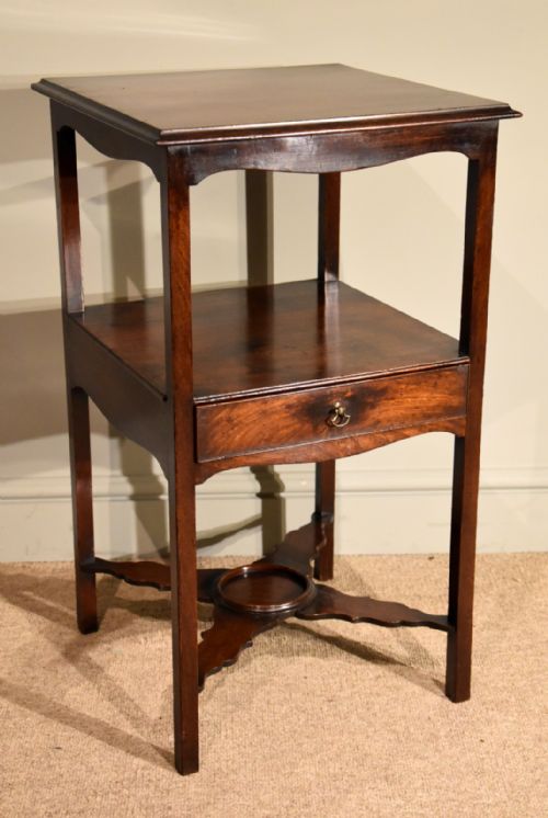 GEORGE III NIGHT STAND SIDE TABLE - ADDITIONAL PHOTO 3
