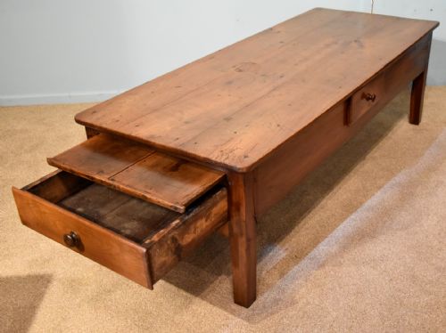 COFFEE TABLE LARGE FRENCH CHERRYWOOD - ADDITIONAL PHOTO 6