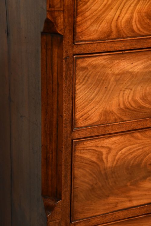 CHEST OF DRAWERS FLAME MAHOGANY - ADDITIONAL PHOTO 4