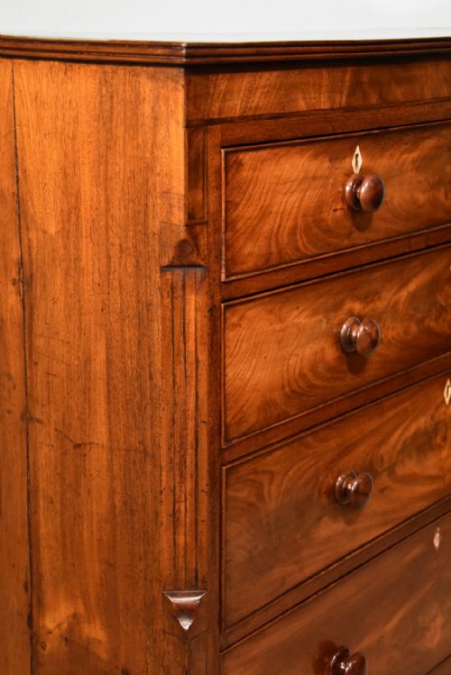 CHEST OF DRAWERS FLAME MAHOGANY - ADDITIONAL PHOTO 6