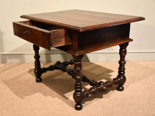 OAK CENTRE TABLE 17TH CENTURY - ADDITIONAL PHOTO 2