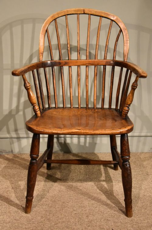 ASH ELM WINDSOR ARMCHAIRS HIS AND HERS - ADDITIONAL PHOTO 3