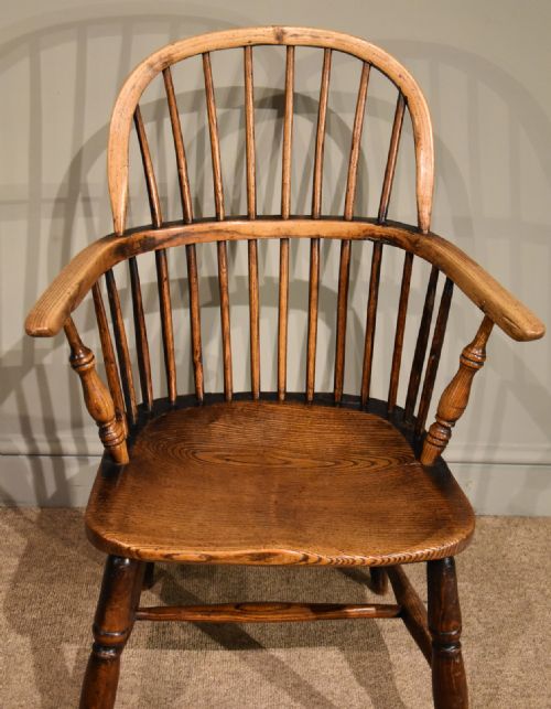 ASH ELM WINDSOR ARMCHAIRS HIS AND HERS - ADDITIONAL PHOTO 4
