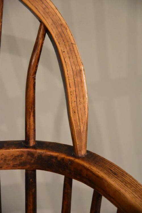 ASH ELM WINDSOR ARMCHAIRS HIS AND HERS - ADDITIONAL PHOTO 5