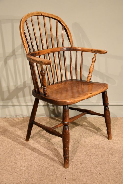 ASH ELM WINDSOR ARMCHAIRS HIS AND HERS - ADDITIONAL PHOTO 6