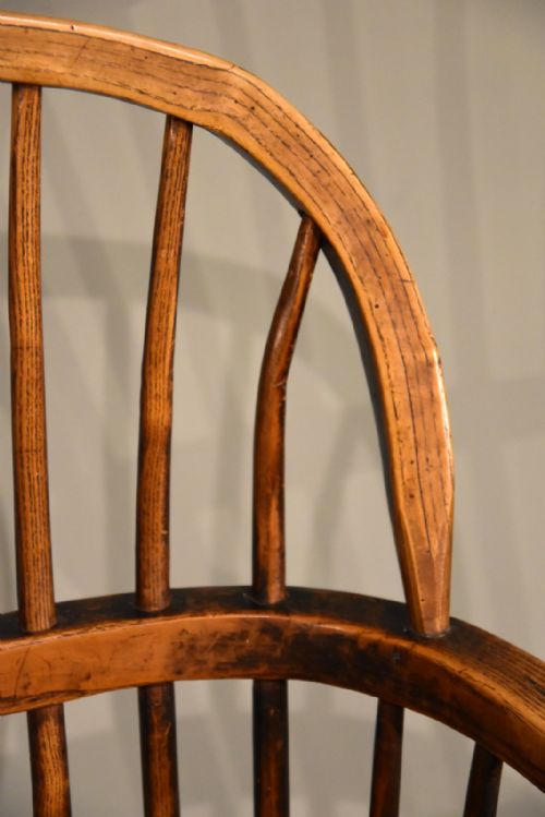 ASH ELM WINDSOR ARMCHAIRS HIS AND HERS - ADDITIONAL PHOTO 7