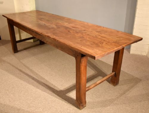 a large french farmhouse table - CATEGORY: ANTIQUE TABLES - DATED 19TH CENTURY