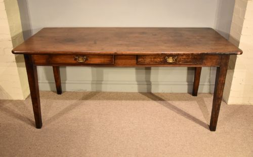 FRENCH CHERRY WOOD FARMHOUSE TABLE - ADDITIONAL PHOTO 2