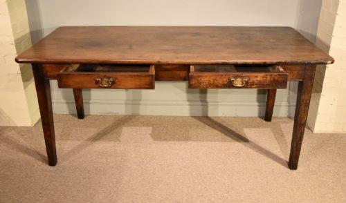 FRENCH CHERRY WOOD FARMHOUSE TABLE - ADDITIONAL PHOTO 3