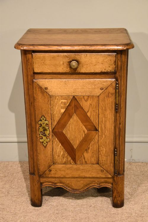 OAK AND FRUITWOOD BEDSIDE TABLES - ADDITIONAL PHOTO 3