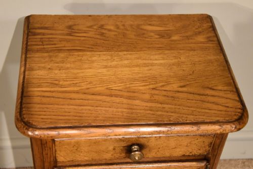 OAK AND FRUITWOOD BEDSIDE TABLES - ADDITIONAL PHOTO 4