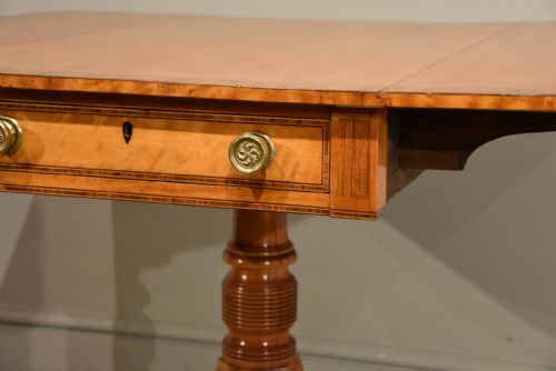 REGENCY SATINWOOD PEMBROKE TABLE - ADDITIONAL PHOTO 8