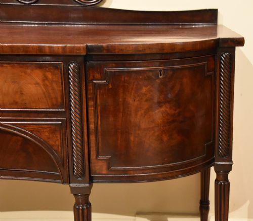 REGENCY BOW ENDED SIDEBOARD OF GILLOWS DESIGN - ADDITIONAL PHOTO 3