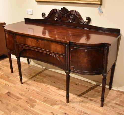 REGENCY BOW ENDED SIDEBOARD OF GILLOWS DESIGN - ADDITIONAL PHOTO 8