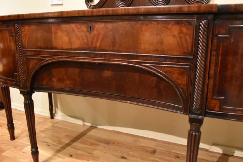 REGENCY BOW ENDED SIDEBOARD OF GILLOWS DESIGN - ADDITIONAL PHOTO 10