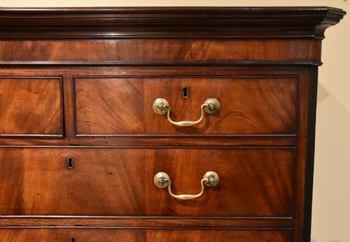 GEORGE III TALLBOY CHEST ON CHEST - ADDITIONAL PHOTO 3