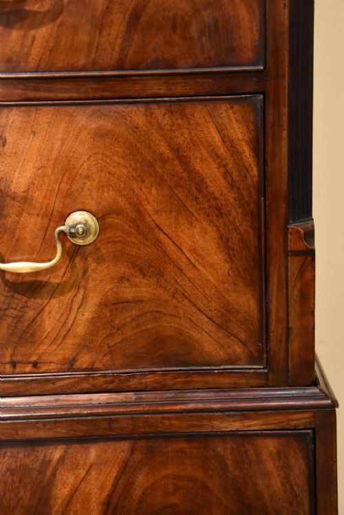 GEORGE III TALLBOY CHEST ON CHEST - ADDITIONAL PHOTO 4