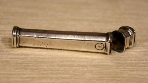 SILVER COLOURED METAL SEALING WAX BOX 1700 - ADDITIONAL PHOTO 6