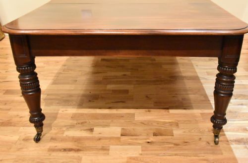 A CUBAN MAHOGANY WILLIAM IV DINING TABLE - ADDITIONAL PHOTO 3
