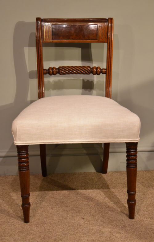 REGENCY SET OF EIGHT DINING CHAIRS - ADDITIONAL PHOTO 5
