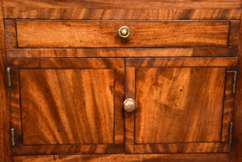 GEORGE III BEDSIDE CABINET TABLE COMMODE - ADDITIONAL PHOTO 5