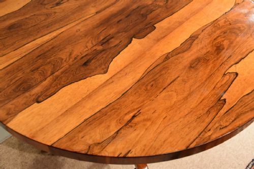 SMALL ROSEWOOD CENTRE TABLE WILLIAM IV - ADDITIONAL PHOTO 5