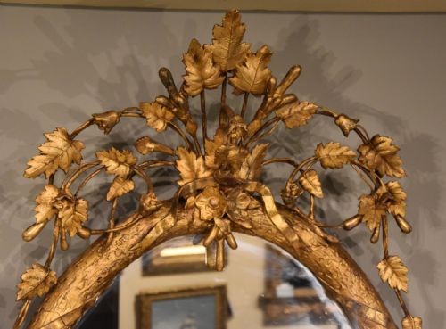 19TH CENTURY GILDED WALL MIRROR - ADDITIONAL PHOTO 1