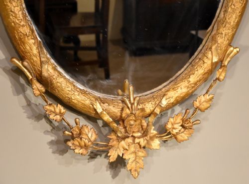 19TH CENTURY GILDED WALL MIRROR - ADDITIONAL PHOTO 2