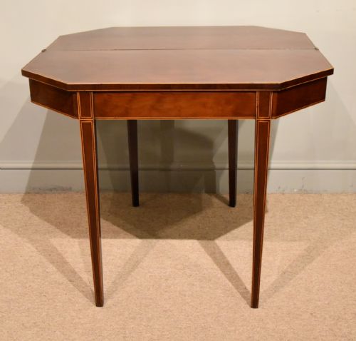 SHERATON PERIOD TEA TABLE - ADDITIONAL PHOTO 1