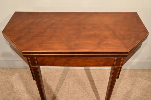 SHERATON PERIOD TEA TABLE - ADDITIONAL PHOTO 3