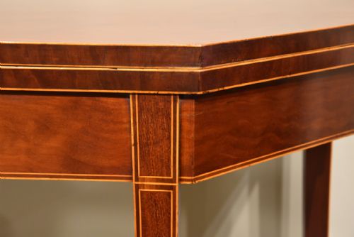 SHERATON PERIOD TEA TABLE - ADDITIONAL PHOTO 5