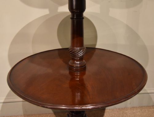 MID 18TH CENTURY MAHOGANY DUMBWAITER - ADDITIONAL PHOTO 4