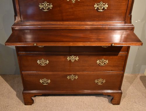 GEORGE III CHEST ON CHEST TALLBOY - ADDITIONAL PHOTO 5