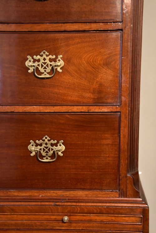 GEORGE III CHEST ON CHEST TALLBOY - ADDITIONAL PHOTO 6