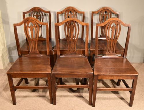 george iii dining chairs set of six - CATEGORY: ANTIQUE CHAIRS - DATED 1800