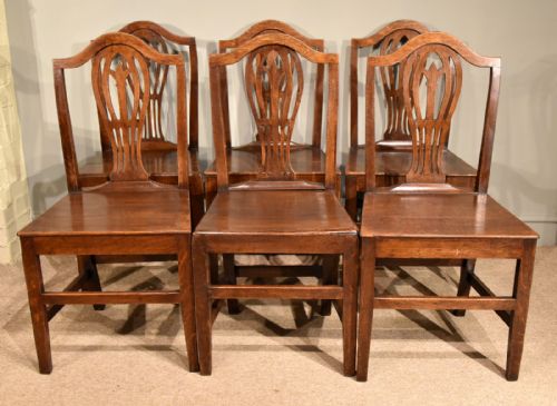 GEORGE III DINING CHAIRS SET OF SIX - ADDITIONAL PHOTO 1