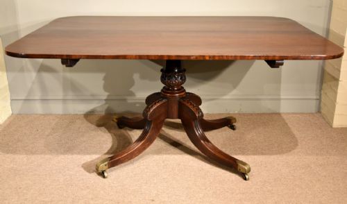 REGENCY MAHOGANY BREAKFAST TABLE - ADDITIONAL PHOTO 2