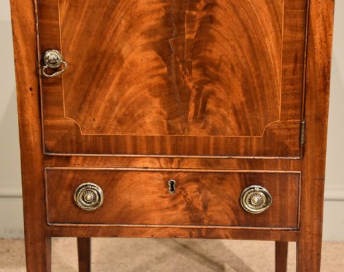 18TH CENTURY GENTLEMAN'S NIGHT STAND BEDSIDE TABLECOMMODE - ADDITIONAL PHOTO 6