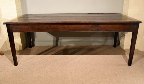 OAK FRENCH RUSTIC FARMHOUSE TABLE - ADDITIONAL PHOTO 1