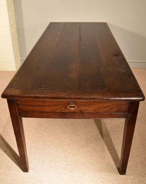 OAK FRENCH RUSTIC FARMHOUSE TABLE - ADDITIONAL PHOTO 3