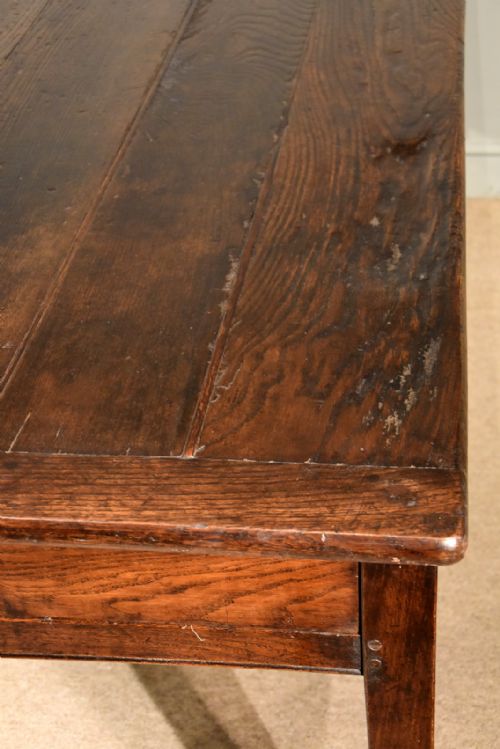 OAK FRENCH RUSTIC FARMHOUSE TABLE - ADDITIONAL PHOTO 4