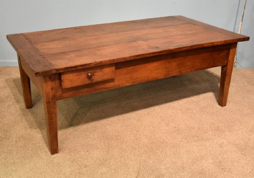 FRENCH CHERRY WOOD COFFEE TABLE - ADDITIONAL PHOTO 1