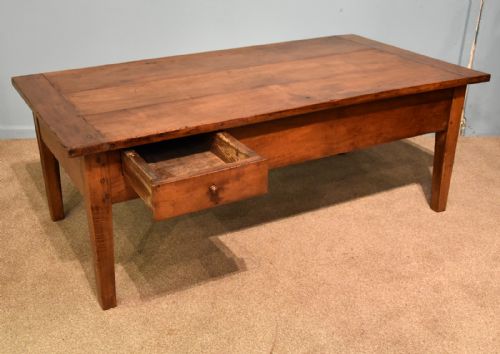 FRENCH CHERRY WOOD COFFEE TABLE - ADDITIONAL PHOTO 2
