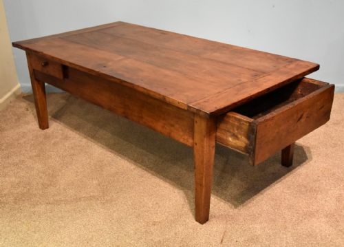 FRENCH CHERRY WOOD COFFEE TABLE - ADDITIONAL PHOTO 3