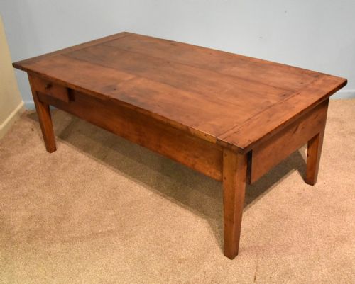 FRENCH CHERRY WOOD COFFEE TABLE - ADDITIONAL PHOTO 4